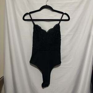 Sexy Shein Lacey Bodysuit Career Office Evening Out Womans Large